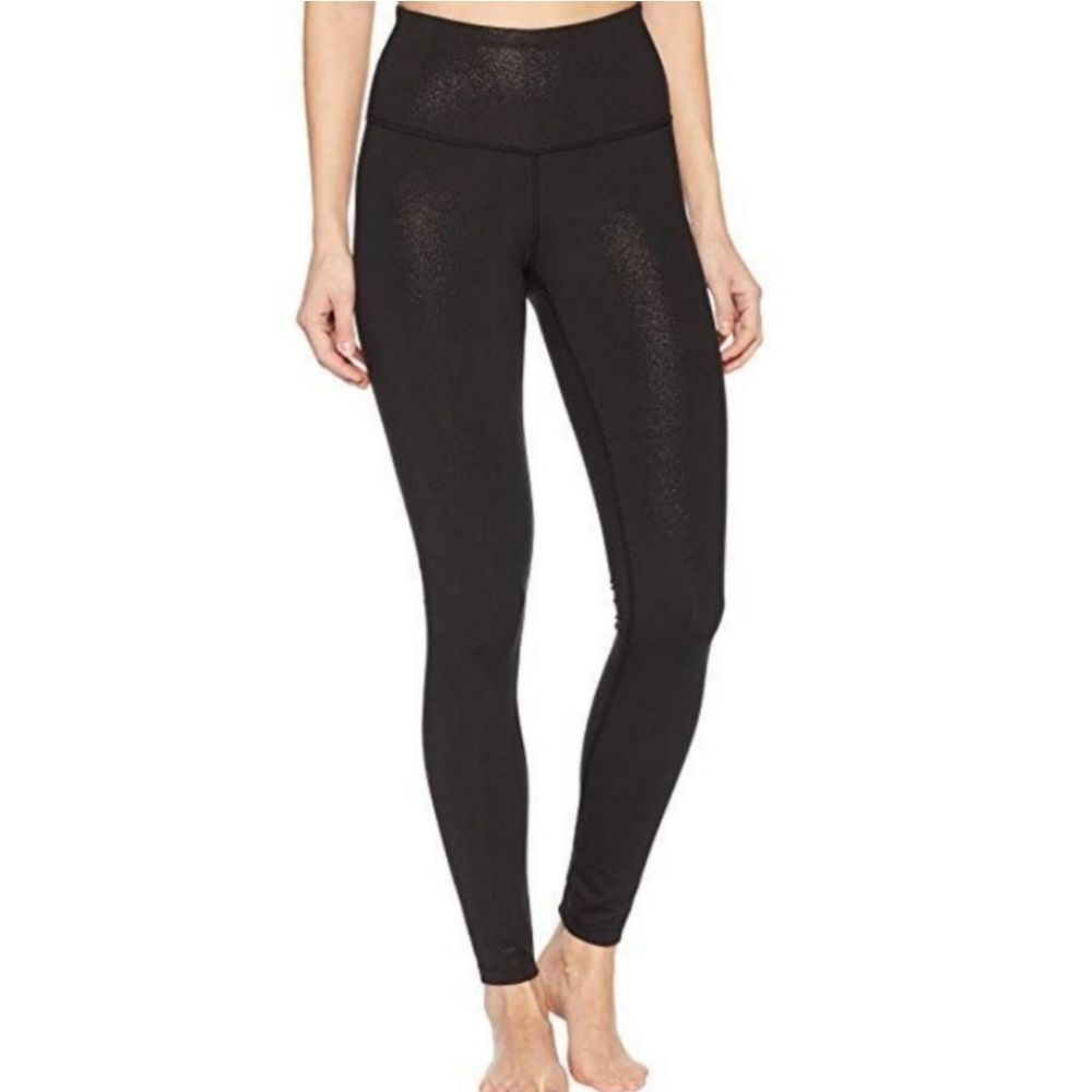 The‎ North Face Motivation High-Rise Leggings/Tights Black Silver Sparkle Large